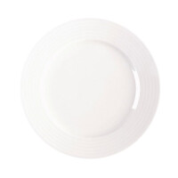 Talerz płaski o średnicy 27 cm, biała porcelana | RAK, Rondo