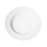 Talerz głęboki o średnicy 23 cm, biała porcelana | RAK, Rondo