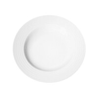 Talerz do pasty o średnicy 30 cm, biała porcelana  | RAK, Rondo