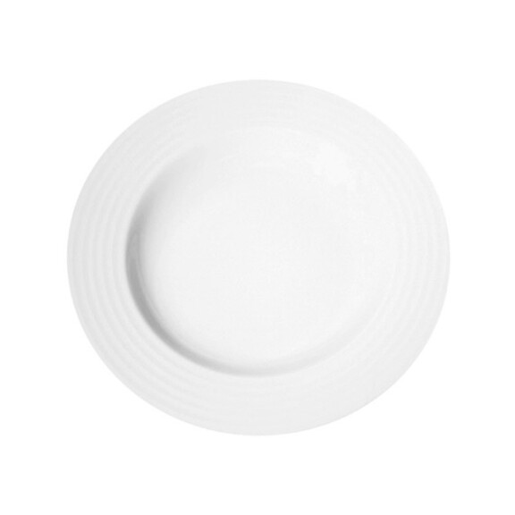Talerz do pasty o średnicy 30 cm, biała porcelana  | RAK, Rondo