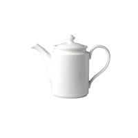 Dzbanek z pokrywką o pojemności 350 ml, biała porcelana | RAK, Rondo