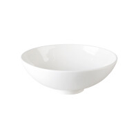 Biała misa do sałatek 23 cm, porcelana | RAK, Fine Dine