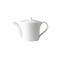 Biały dzbanek z pokrywką 400 ml, porcelana | RAK, Fine Dine