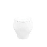 Biała cukiernica z pokrywką 270 ml, porcelana | RAK, Lyra
