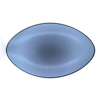 Niebieski talerz owalny 35 x 22,3 cm | REVOL, Equinoxe