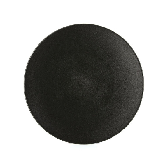 Czarny talerz płaski 31,5 cm | REVOL, Equinoxe