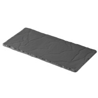 Taca prostokątna 25x12 cm, czarna | REVOL, Basalt