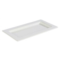 Taca GN ½ 20 mm z białej porcelany | APS, Frames