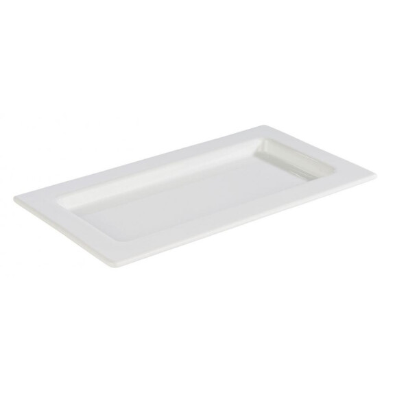 Taca GN ½ 20 mm z białej porcelany | APS, Frames