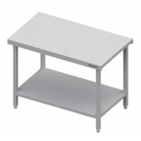 Stanowisko neutralne jednopółkowe, płyta wierzchnia z granitu, 700x735x880 mm | STALGAST, ST 127