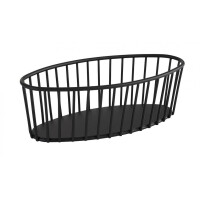Koszyk z metalu na pieczywo lub owoce 30 x 14 cm | APS, Urban