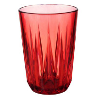 Szklanka z czerwonego tritanu o pojemności 0,15 l | APS, Crystal