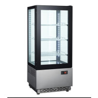 Witryna chłodnicza nablatowa 78 l z oświetleniem LED, 430x390x995 mm | NORDLINE, RT 78L-7