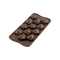 Forma do pralin i czekoladek - wielkanoc, 34x34x18 mm, 104 ml - SCG30 Choco Easter | SILIKOMART, Easychoc