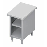 Stanowisko neutralne zabudowane z dwoma półkami, płyta wierzchnia z granitu, 500x735x880 mm | STALGAST, ST 234