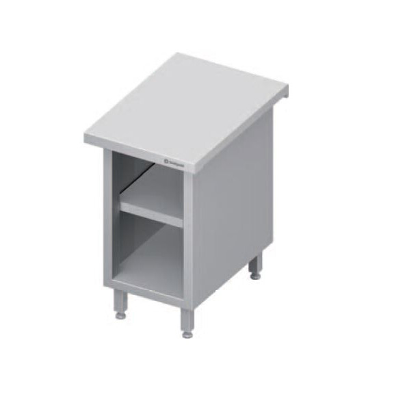 Stanowisko neutralne zabudowane z dwoma półkami, płyta wierzchnia z granitu, 500x735x880 mm | STALGAST, ST 234