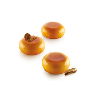 Forma do deserów - 8x 55x25 mm, 50 ml - Ode 50 | SILIKOMART, Round