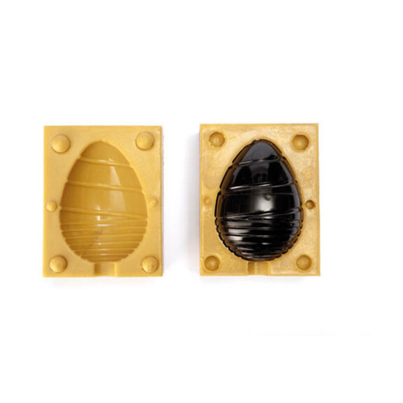 Silikonowa foremka - pisanka i pasek, 130 mm - Uovo Spirale | SILIKOMART, Easter