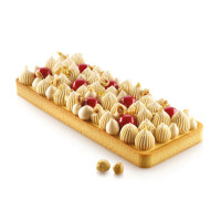 Forma do tart - prostokąt, 255x95x20 mm, 1 szt. | SILIKOMART, Tarte 4.0