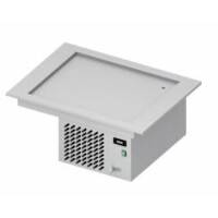Płyta chłodnicza ekspozycyjna ze stali nierdzewnej 2xGN1/1, 830x620x440 mm | STALGAST, ST 310