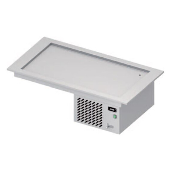 Płyta chłodnicza ekspozycyjna ze stali nierdzewnej 3xGN1/1, 1155x620x440 mm | STALGAST, ST 311