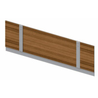 Zabudowa ciągu z cokołem, płyta laminowana, 1000x20x830 mm | STALGAST, ST 260