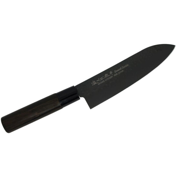 Nóż Santoku 17 cm | SATAKE, Tsuhime Black