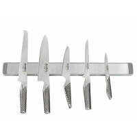 Listwa magnetyczna gładka 51 cm z 5 nożami | GLOBAL, G-90/51-SET5