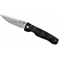 Nóż składany 8,5cm | MCUSTA, Elite Black Micarta Damascus