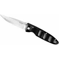 Nóż składany 8,5cm | MCUSTA, Classic Wave Black Pakka Damascus