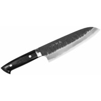 Ręcznie kuty nóż Santoku 18cm | TAKESHI SAJI, Super Aogami