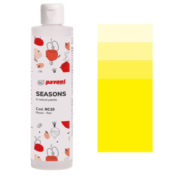 Naturalny barwnik, koncentrat z masła kakaowego – żółty, 200 g – NC04 | PAVONI, Seasons