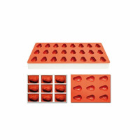 Silikonowa forma do galaretek 340x183x30 mm, gruszka | PAVONI, TG1021