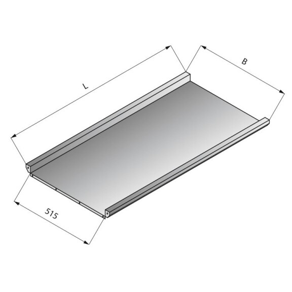 Płyta do stołu przelotowego, 800x575 mm | LOZAMET, LO316/8057