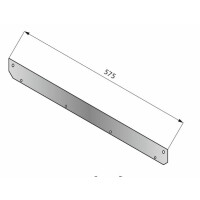 Listwa krańcowa do płyt stołów 575 mm | LOZAMET, LO332