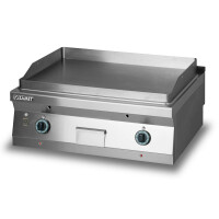 Płyta grillowa gazowa, gładka, 8 kW, 800x700x280 mm | LOZAMET, L700.GPG800G