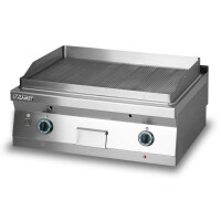 Płyta grillowa gazowa, ryflowana, 8 kW, 800x700x280 mm | LOZAMET, L700.GPG800R