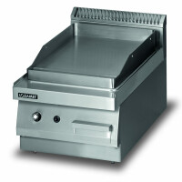 Płyta grillowa gazowa, gładka, 4 kW, 400x650x270 mm | LOZAMET, LGB230
