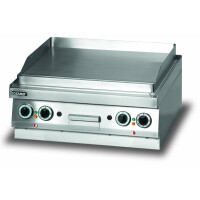 Płyta grillowa elektryczna, gładka, 6,8 kW, 700x650x270 mm | LOZAMET, LEB630