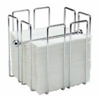 Serwetnik ze stali chromowanej 190x190x190 mm | APS, Wire
