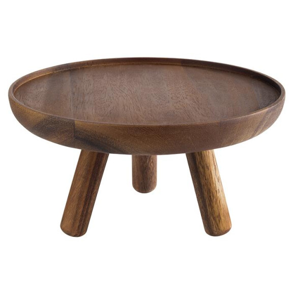 Stojak bufetowy drewniany ø200x105 mm | APS, Acacia