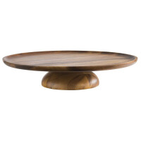 Stojak bufetowy drewniany ø385x80 mm | APS, Acacia