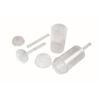 Forma do lodów z tłoczkiem w kształcie koła - 100 szt. 90 ml. 40 mm x 188 mm - GST01 | MARTELLATO, PUSH UP POPS