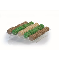 Ekspozytor na makaroniki - 315 mm x 325 mm x 65 mm - AG05801 | MARTELLATO, PLEXIGLASS DISPLAYS MACARON
