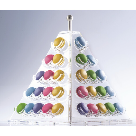Ekspozytor na makaroniki - 350 mm x 350 mm x 450 mm - AG07901 | MARTELLATO, PLEXIGLASS DISPLAYS MACARON