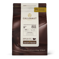 Czekolada ciemna 54,5% Callets 2,5 kg torba  | CALLEBAUT, 811-E4-U71