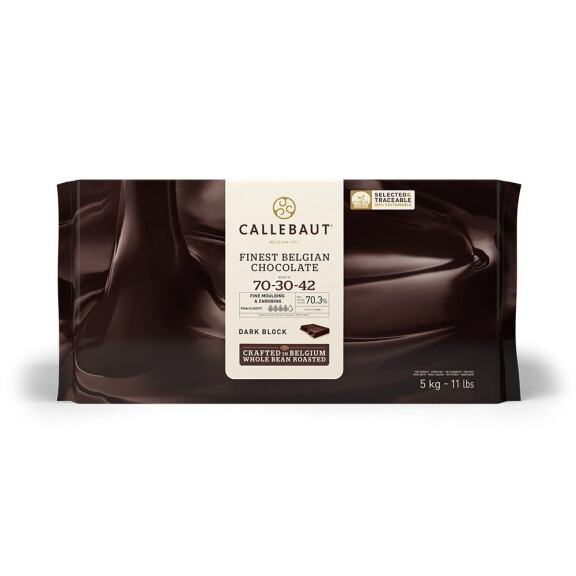 Czekolada ciemna 70,1% Blok 5 kg | CALLEBAUT, 70-30-42NV-120