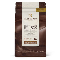 Czekolada mleczna 33,6% Callets 1 kg torba  | CALLEBAUT, 823-E1-U68