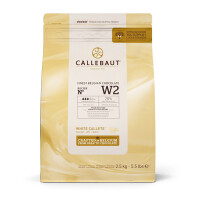 Czekolada biała 28% Callets 2,5 kg torba  | CALLEBAUT, W2-E4-U71