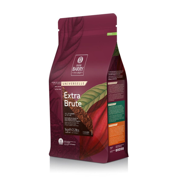 Kakao Extra Brute, 1 kg torba | CACAO BARRY, DCP-22EXBRU-E0-89B